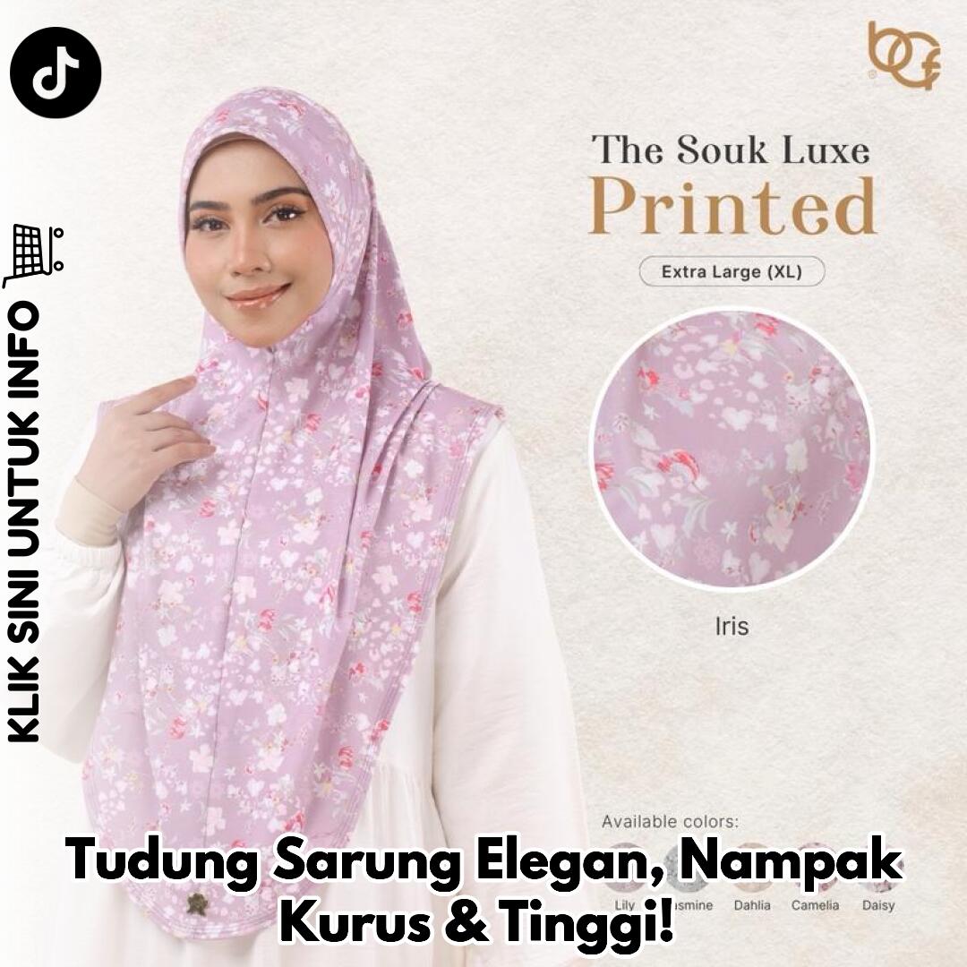 Tudung Sarung Elegan, Nampak Kurus & Tinggi!