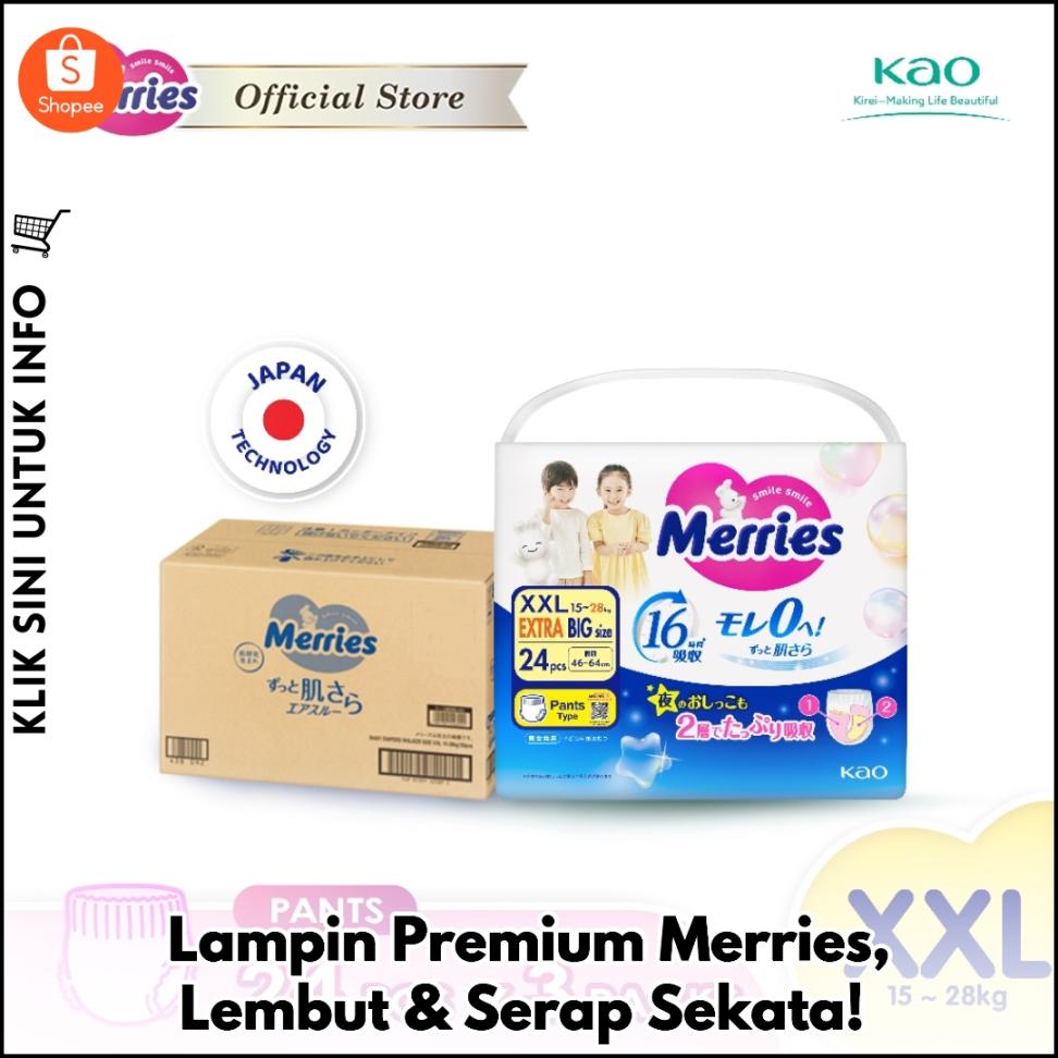 Lampin Premium Merries, Lembut & Serap Sekata!