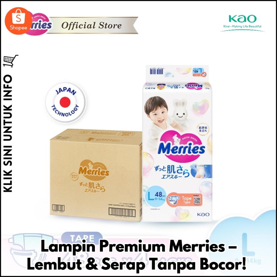 Lampin Premium Merries – Lembut & Serap Tanpa Bocor!