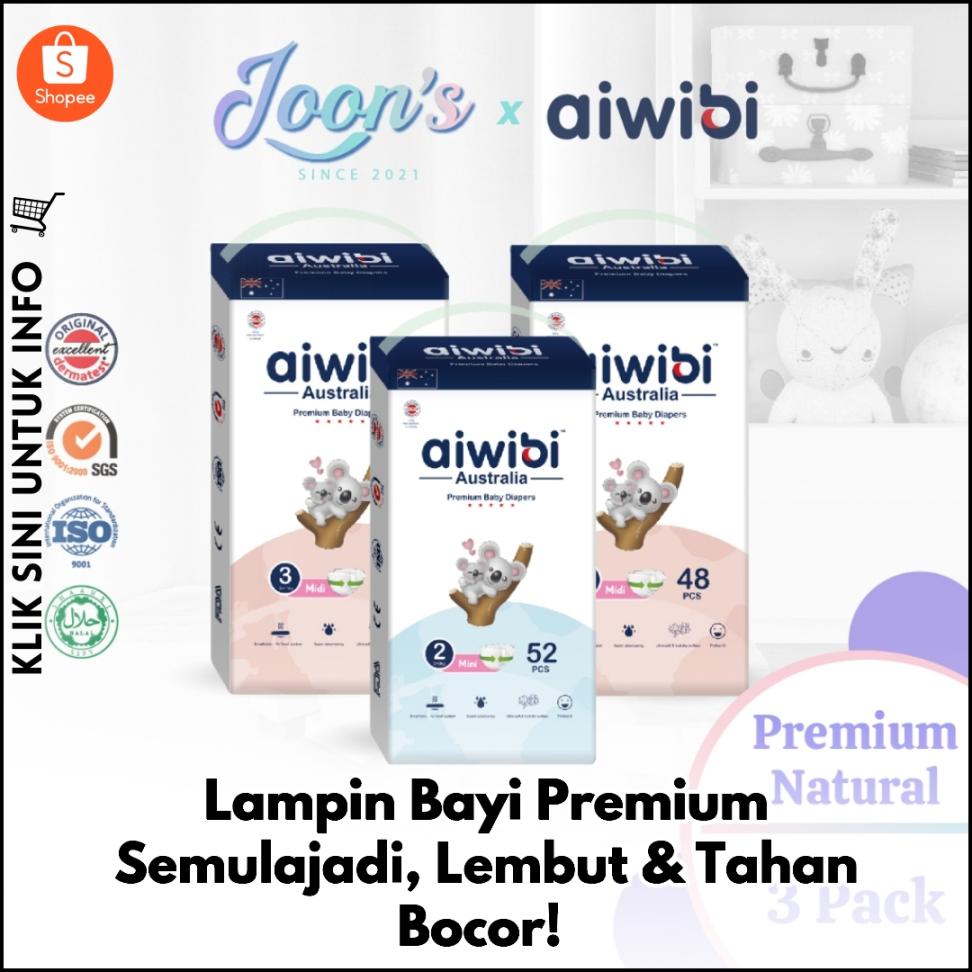 Lampin Bayi Premium Semulajadi, Lembut & Tahan Bocor!