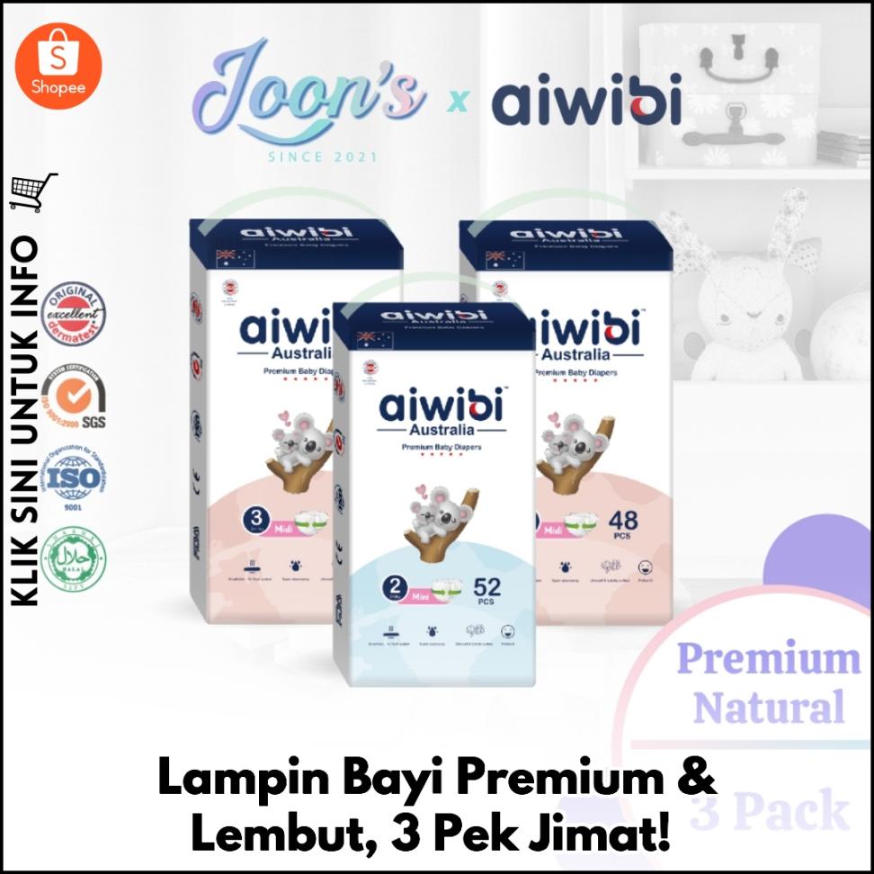 Lampin Bayi Premium & Lembut, 3 Pek Jimat!