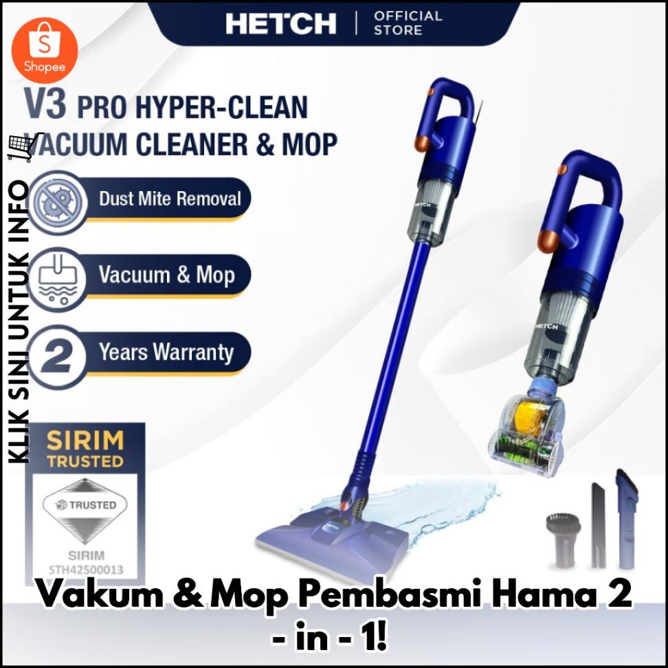 Vakum & Mop Pembasmi Hama 2-in-1!