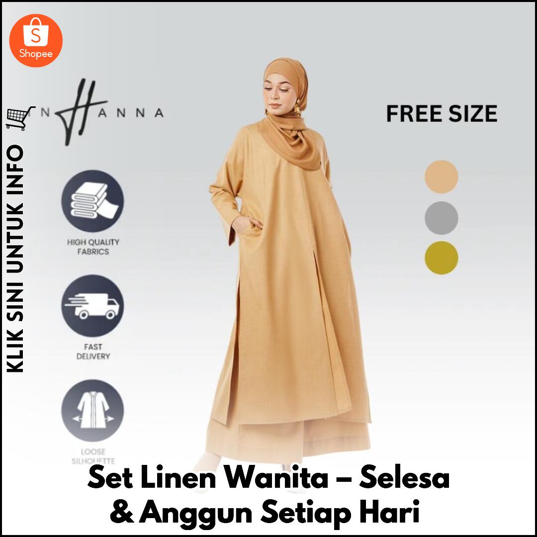 Set Linen Wanita – Selesa & Anggun Setiap Hari