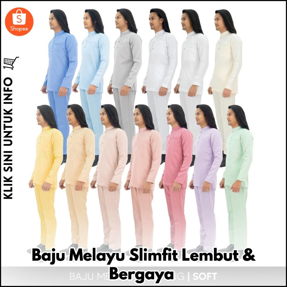 Baju Melayu Slimfit Lembut & Bergaya