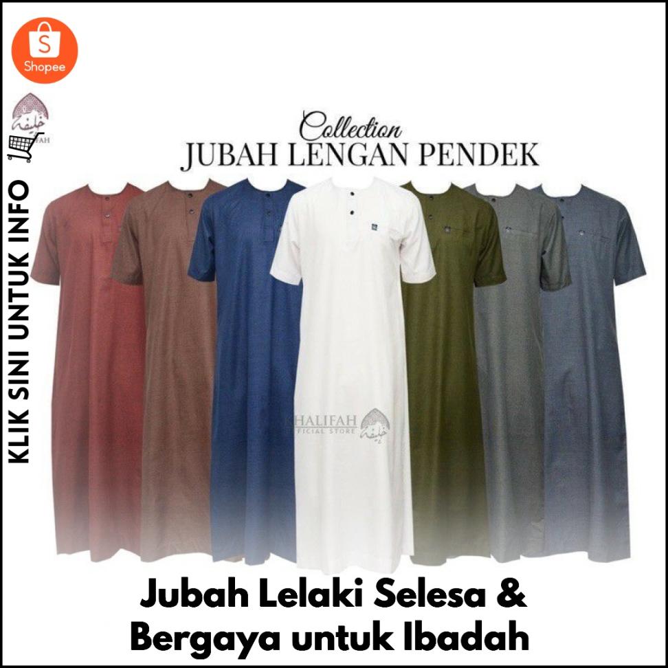 Jubah Lelaki Selesa & Bergaya untuk Ibadah