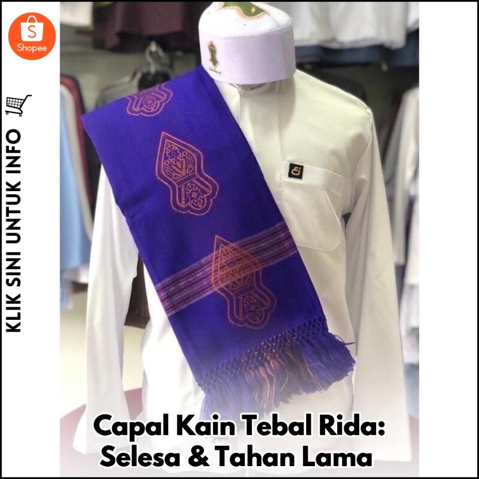 Capal Kain Tebal Rida: Selesa & Tahan Lama