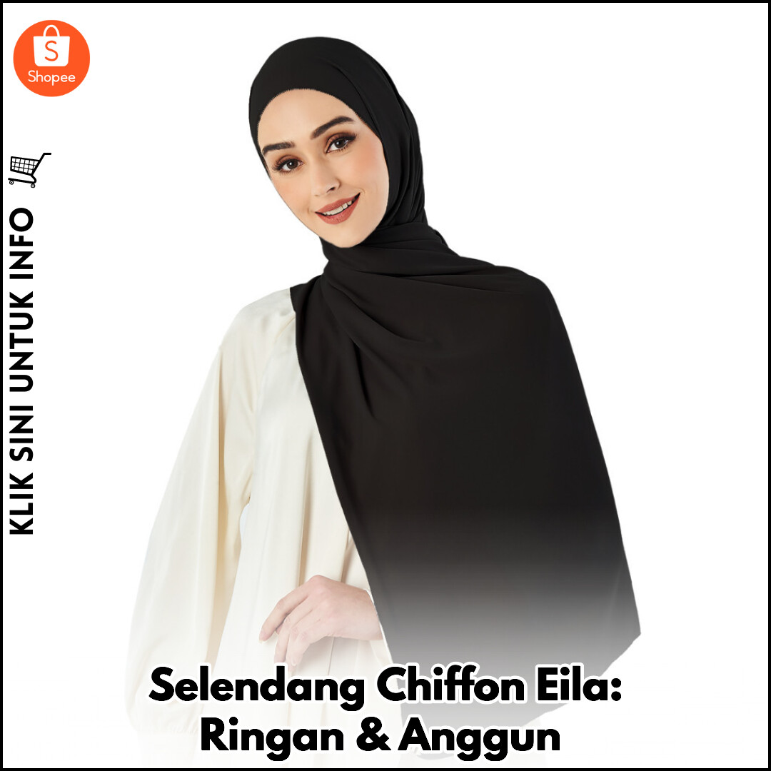 Selendang Chiffon Eila: Ringan & Anggun