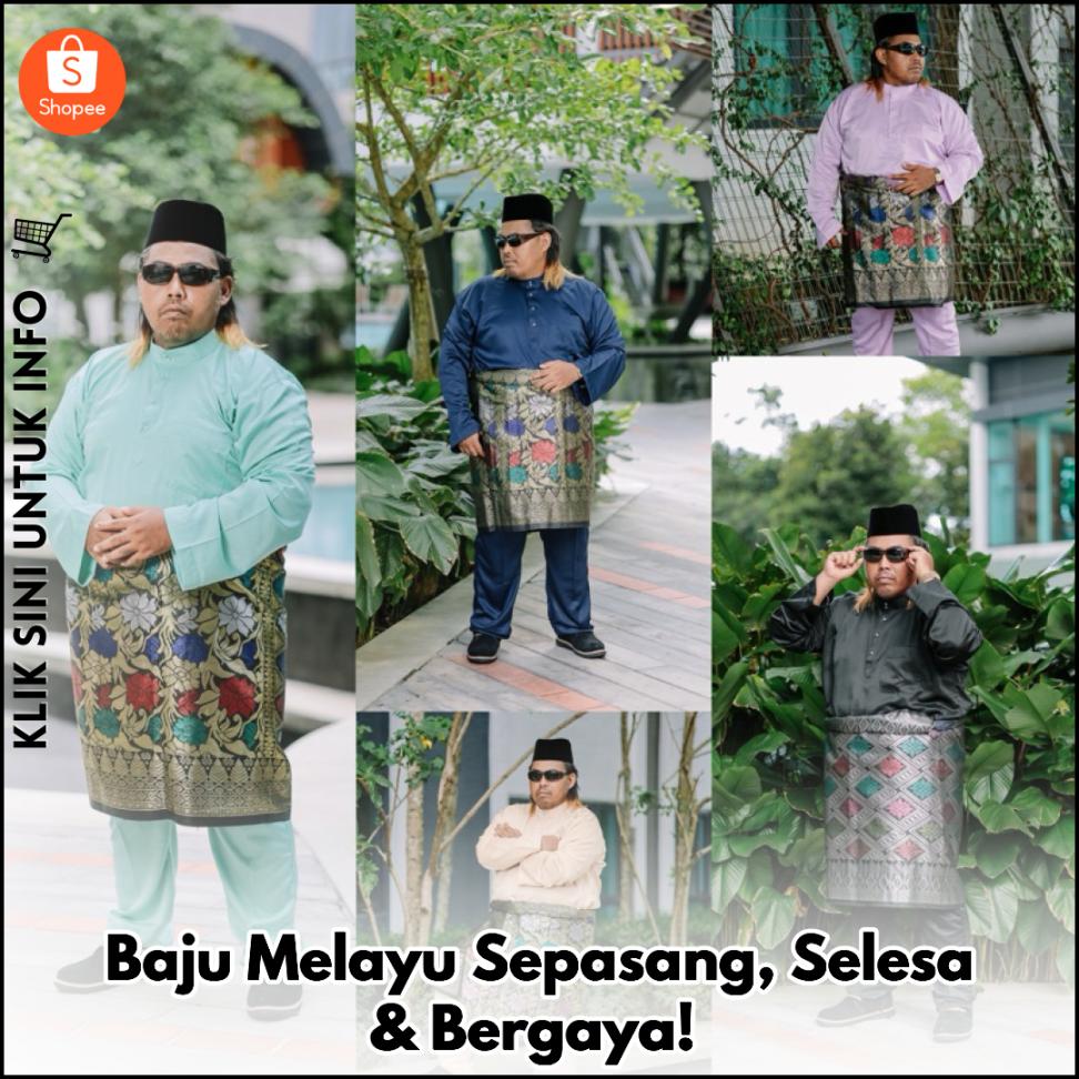 Baju Melayu Sepasang, Selesa & Bergaya!