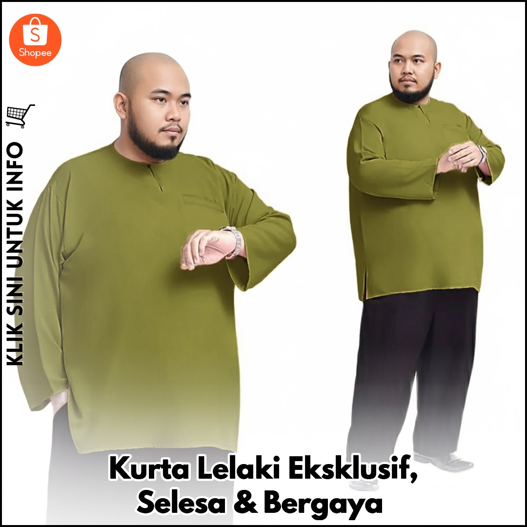 Kurta Lelaki Eksklusif, Selesa & Bergaya