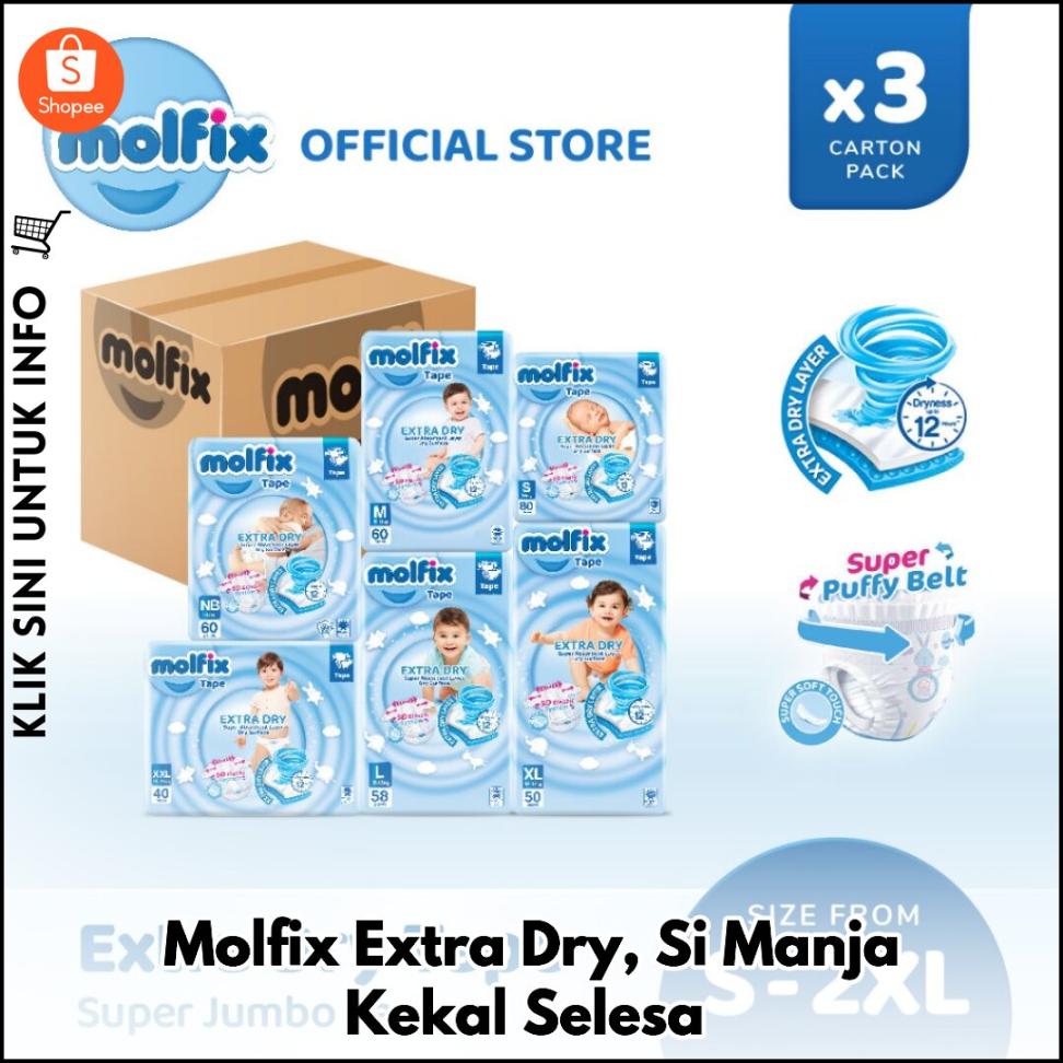 Molfix Extra Dry, Si Manja Kekal Selesa