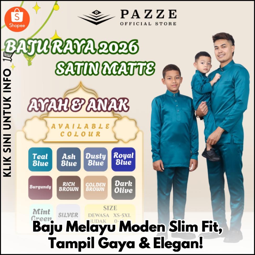Baju Melayu Moden Slim Fit, Tampil Gaya & Elegan!