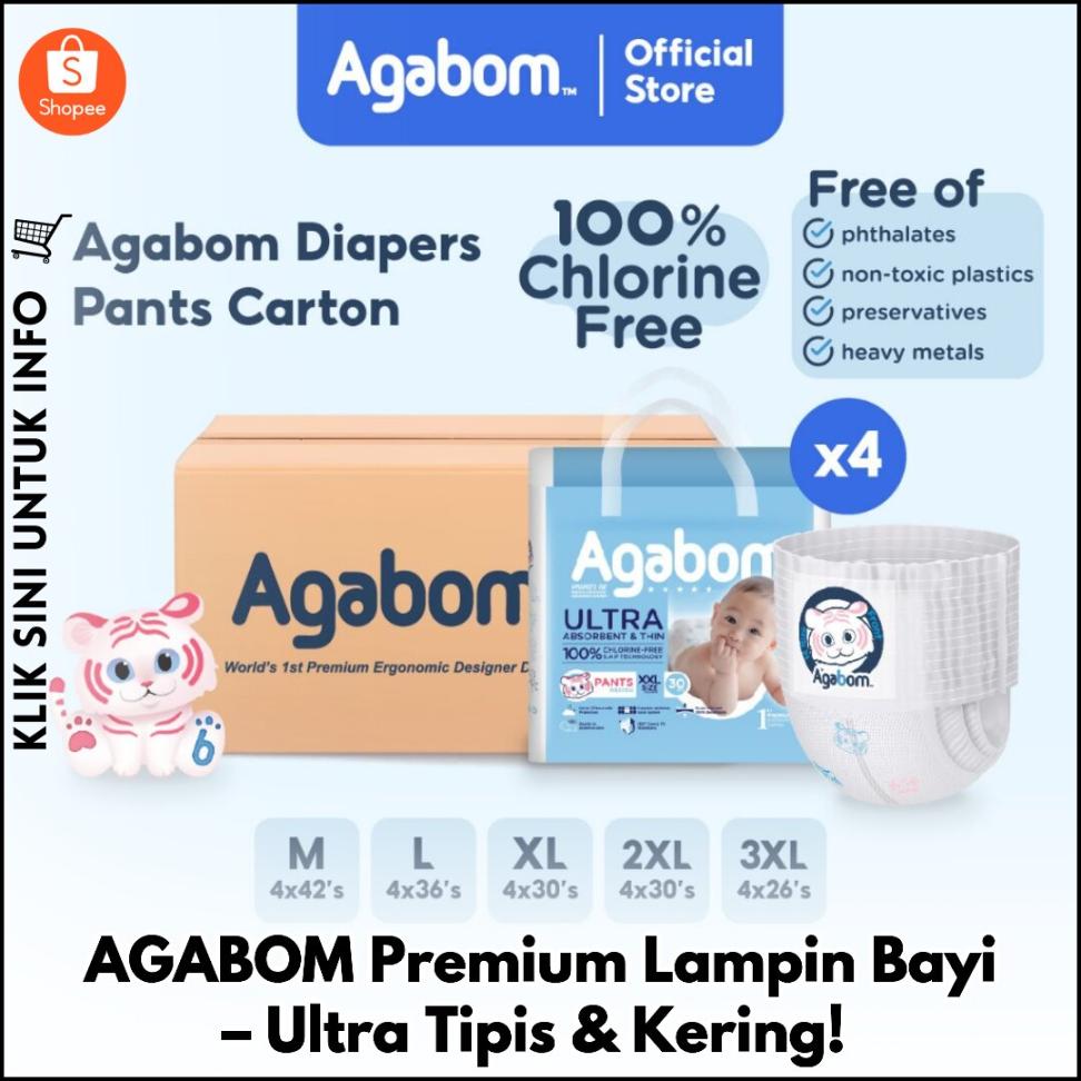 AGABOM Premium Lampin Bayi – Ultra Tipis & Kering!