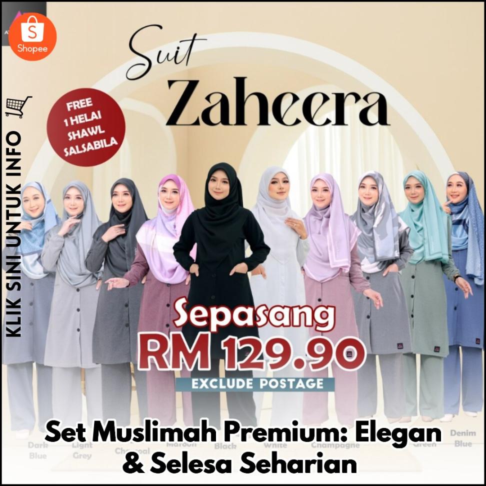 Set Muslimah Premium: Elegan & Selesa Seharian