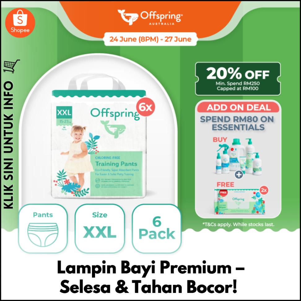 Lampin Bayi Premium – Selesa & Tahan Bocor!