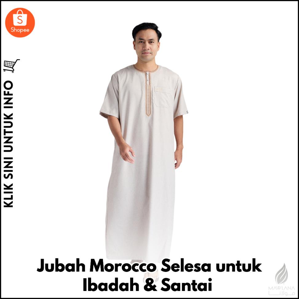Jubah Morocco Selesa untuk Ibadah & Santai