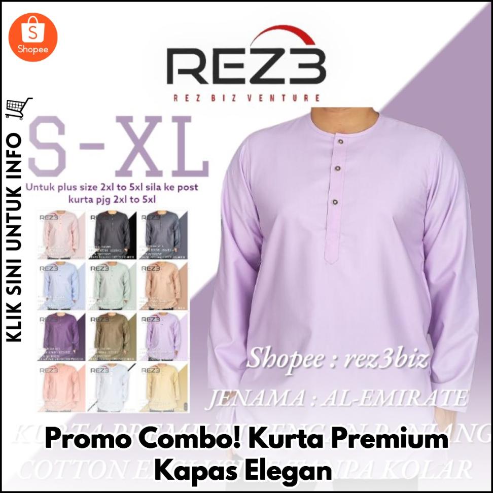 Promo Combo! Kurta Premium Kapas Elegan