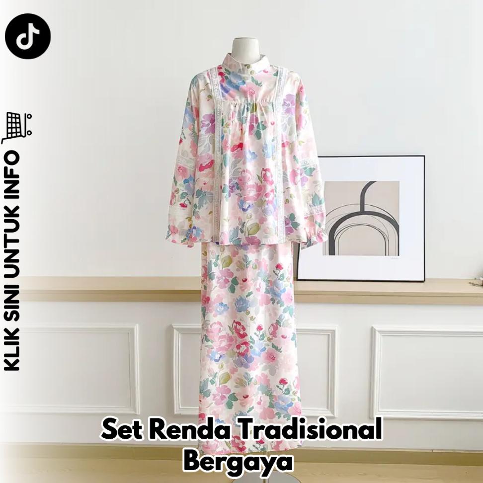 Set Renda Tradisional Bergaya