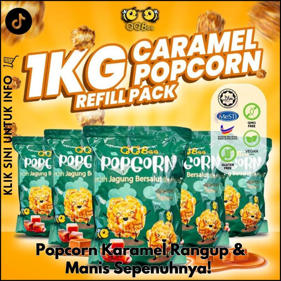 Popcorn Karamel Rangup & Manis Sepenuhnya!