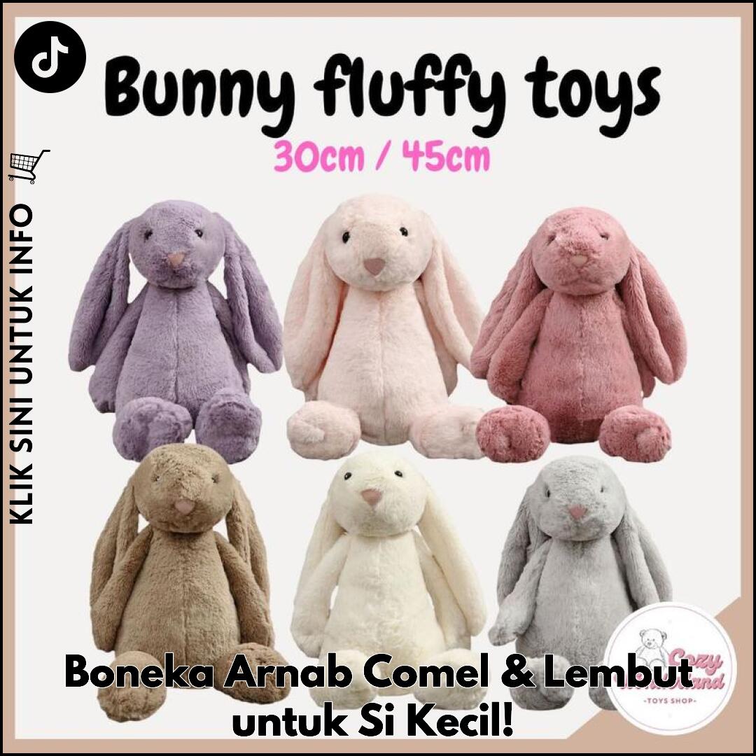 Boneka Arnab Comel & Lembut untuk Si Kecil!