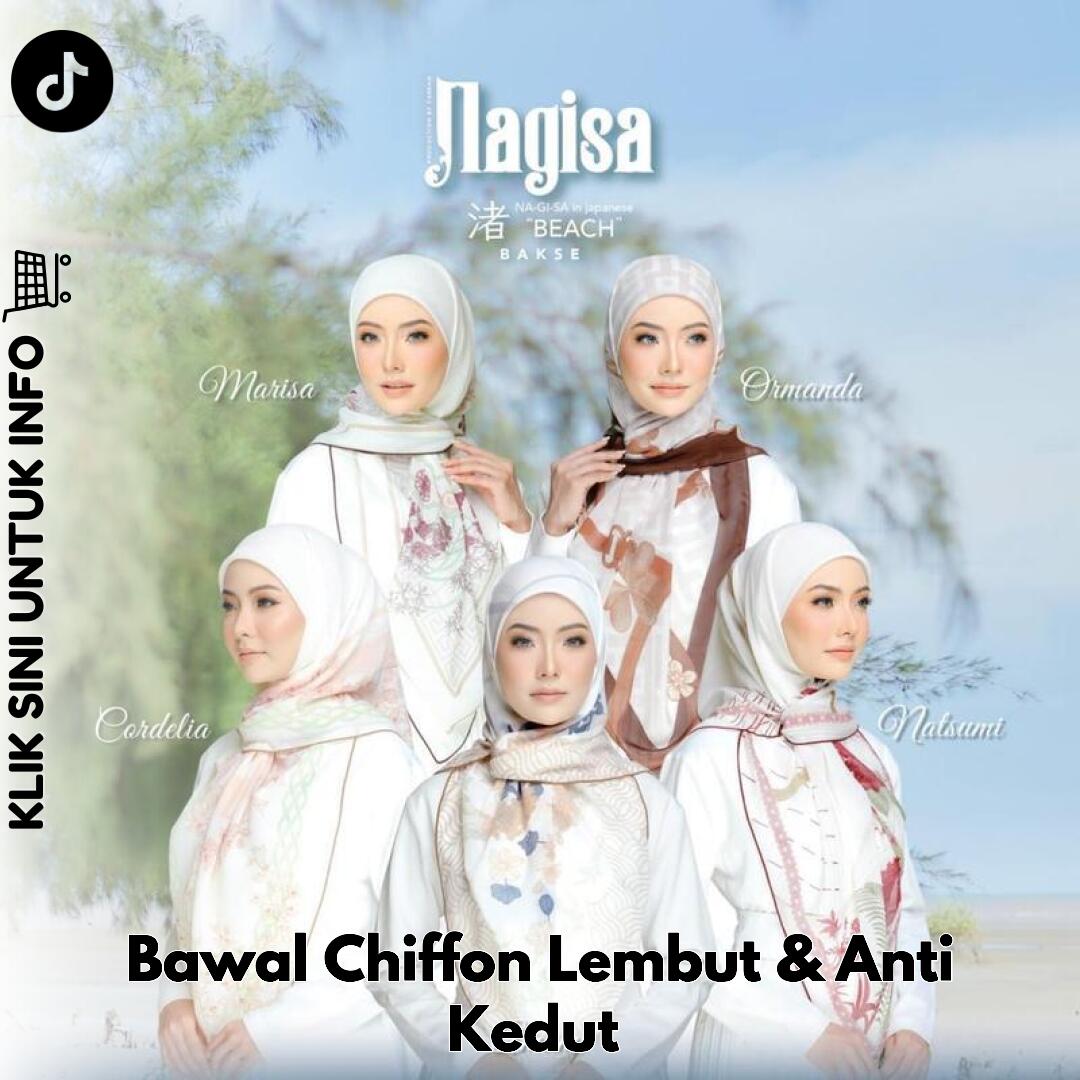 Bawal Chiffon Lembut & Anti Kedut