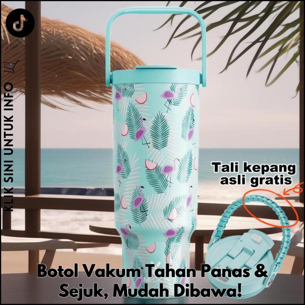 Botol Vakum Tahan Panas & Sejuk, Mudah Dibawa!