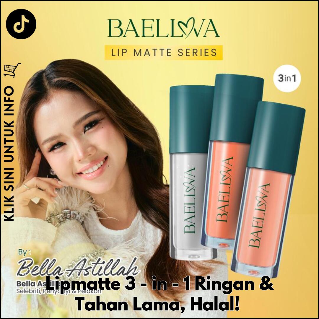 Lipmatte 3-in-1 Ringan & Tahan Lama, Halal!