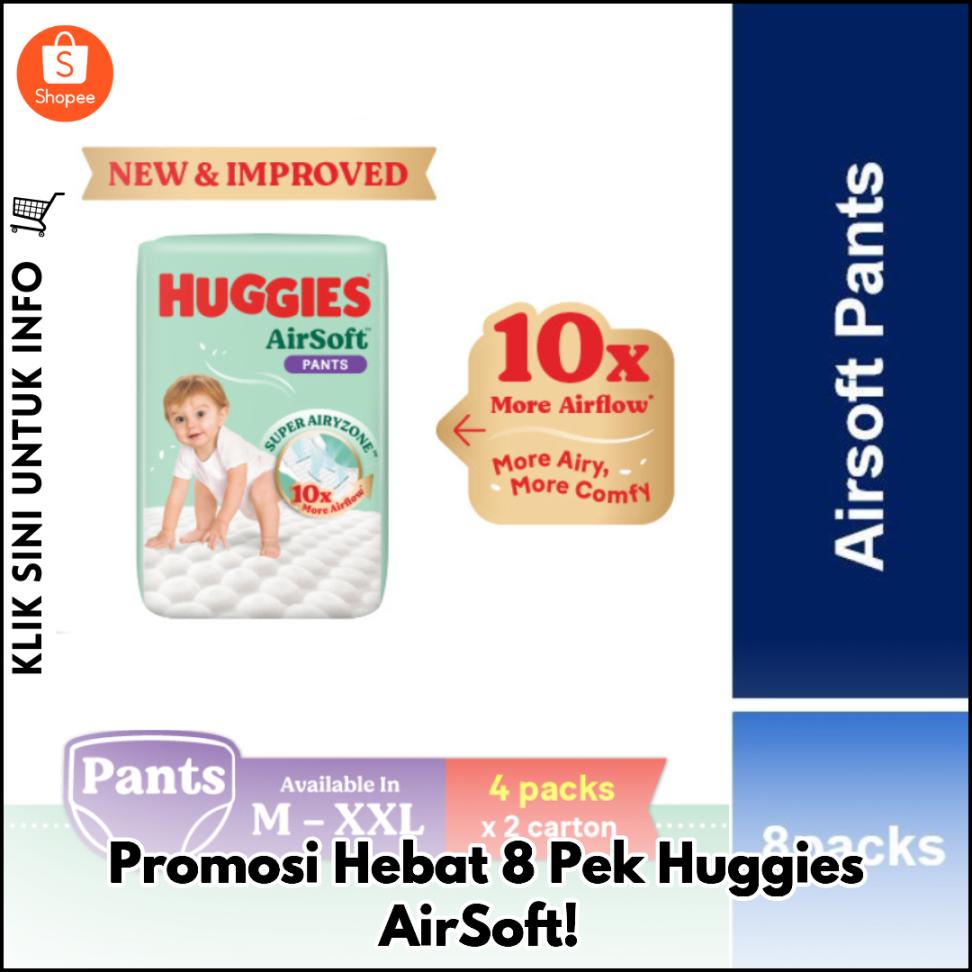Promosi Hebat 8 Pek Huggies AirSoft!