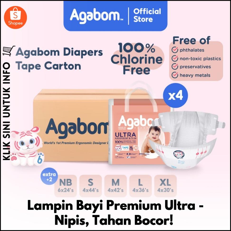 Lampin Bayi Premium Ultra-Nipis, Tahan Bocor!