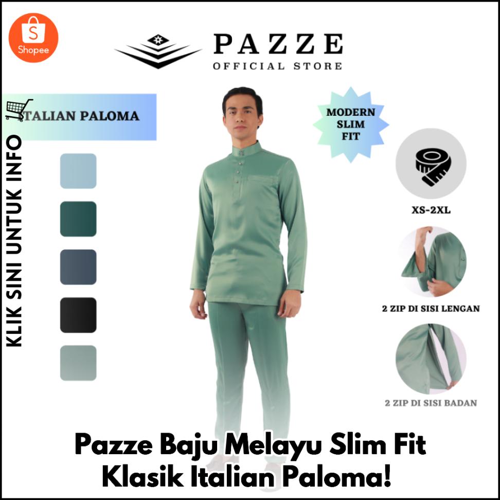 Pazze Baju Melayu Slim Fit Klasik Italian Paloma!