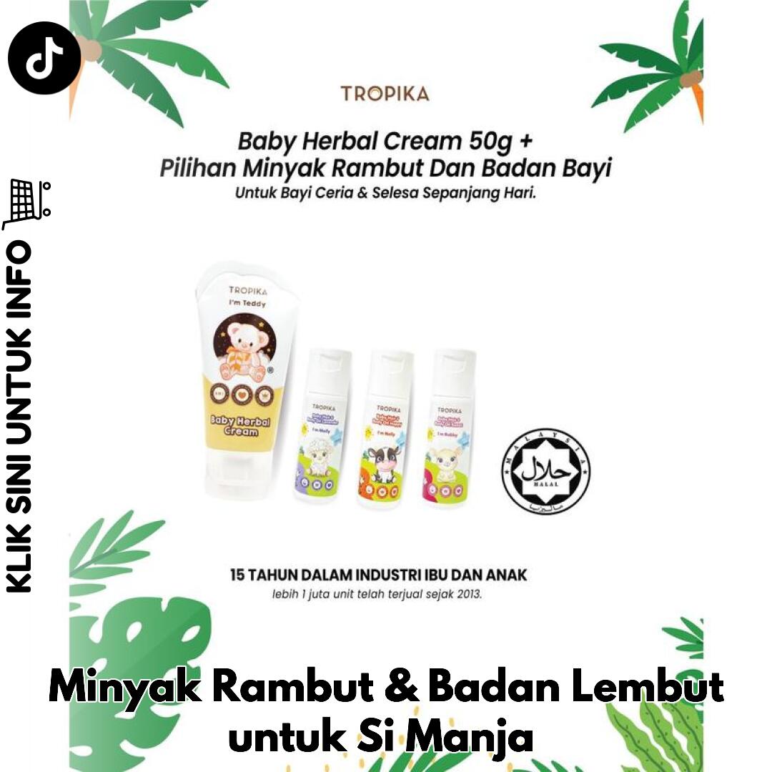 Minyak Rambut & Badan Lembut untuk Si Manja