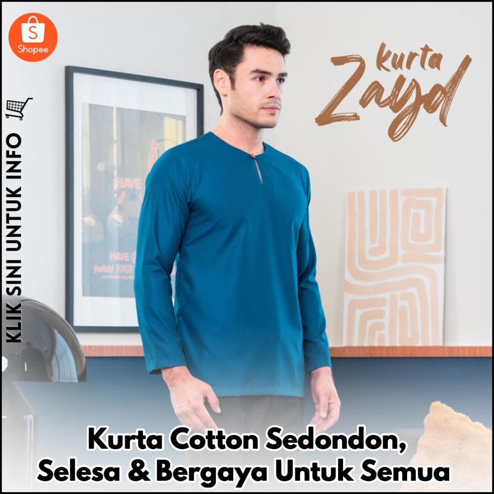 Kurta Cotton Sedondon, Selesa & Bergaya Untuk Semua