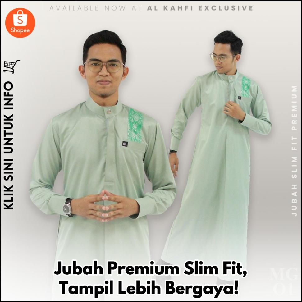 Jubah Premium Slim Fit, Tampil Lebih Bergaya!