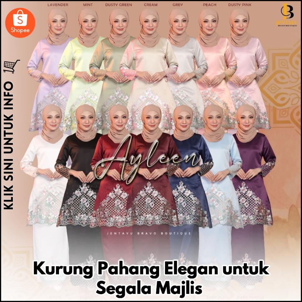 Kurung Pahang Elegan untuk Segala Majlis