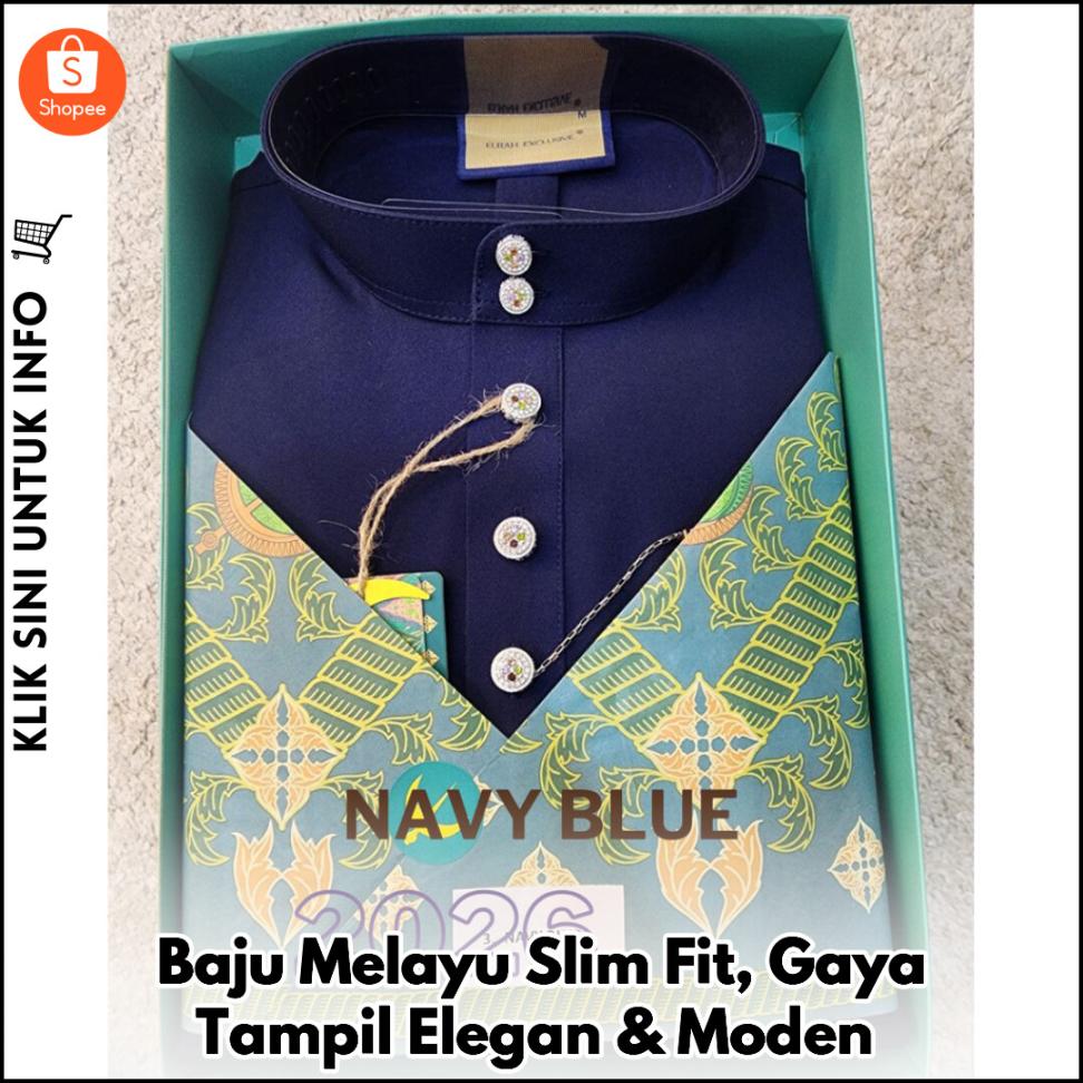 Baju Melayu Slim Fit, Gaya Tampil Elegan & Moden
