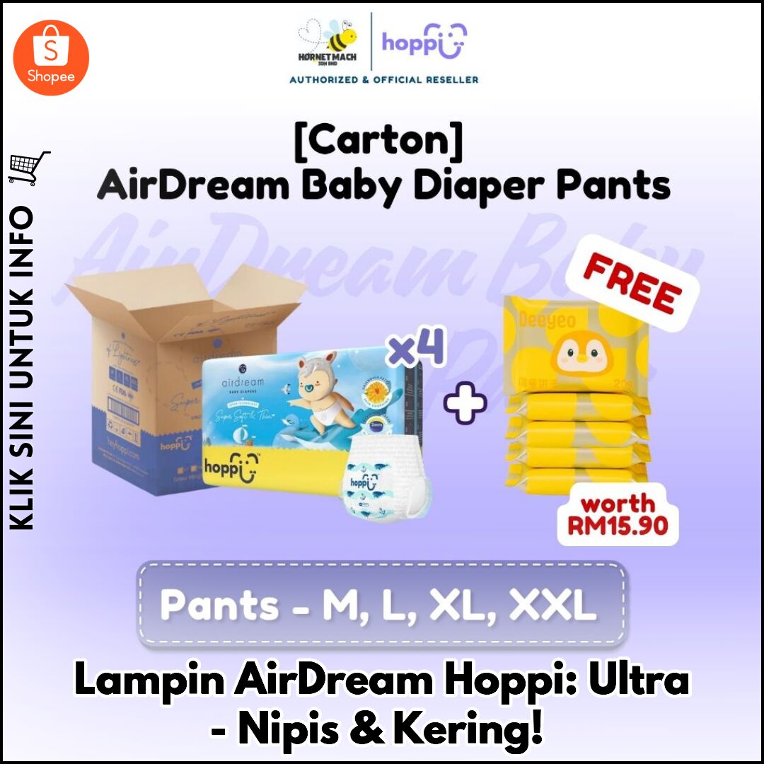 Lampin AirDream Hoppi: Ultra-Nipis & Kering!