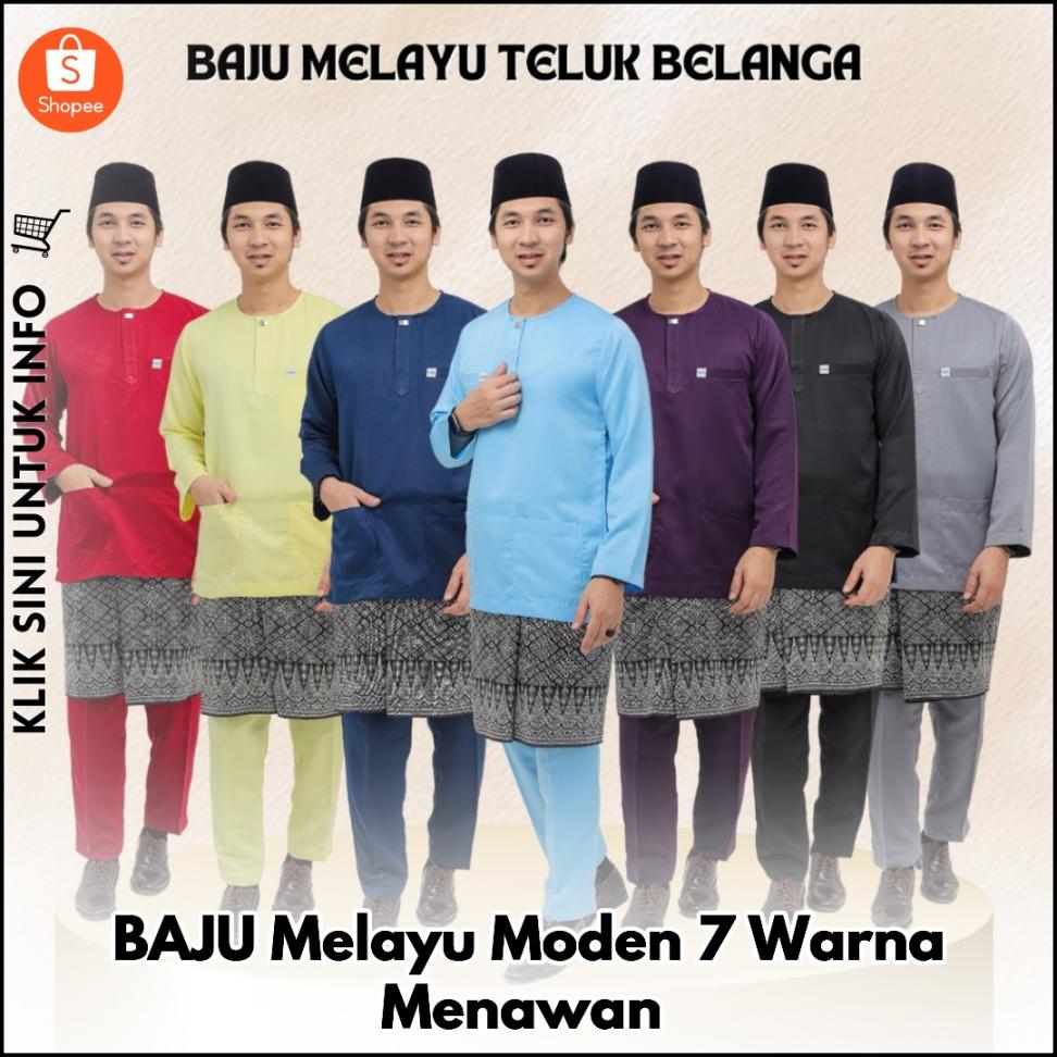 BAJU Melayu Moden 7 Warna Menawan