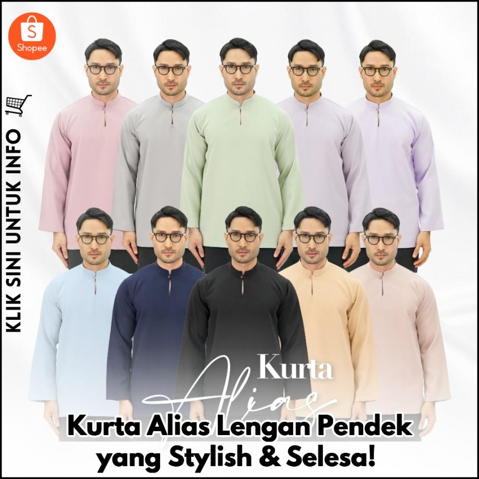 Kurta Alias Lengan Pendek yang Stylish & Selesa!
