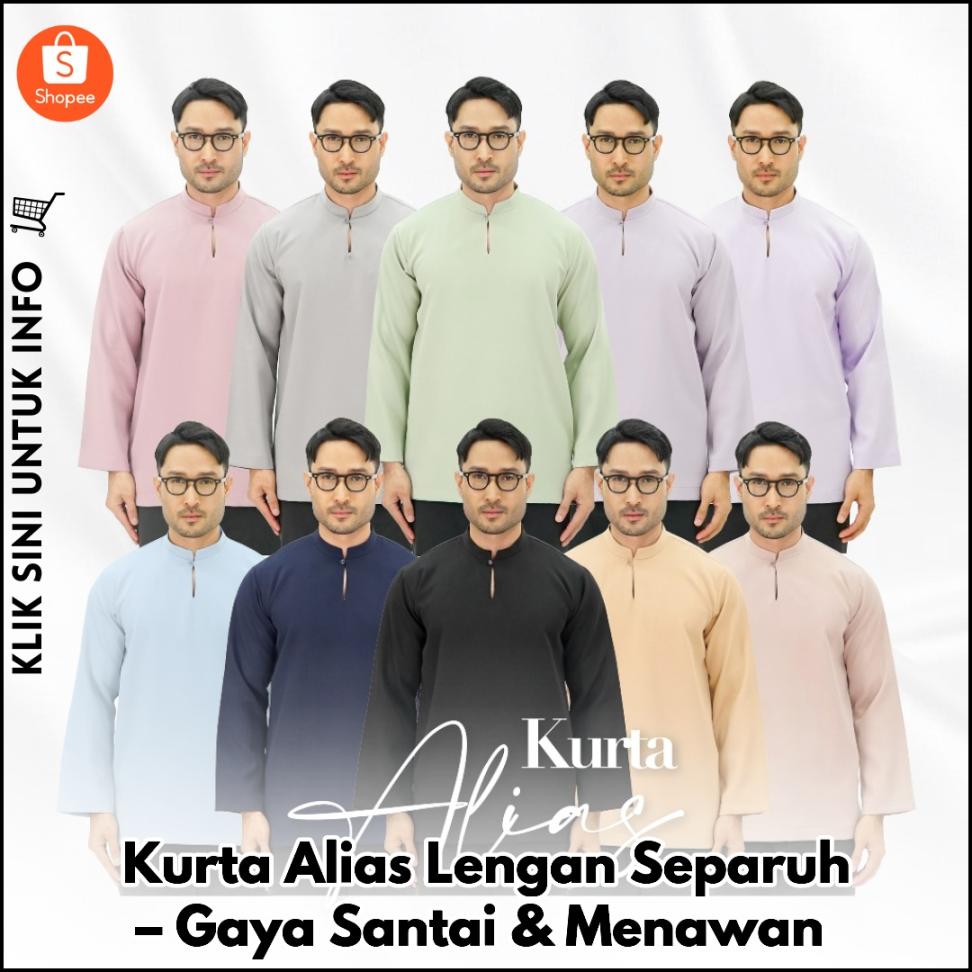 Kurta Alias Lengan Separuh – Gaya Santai & Menawan