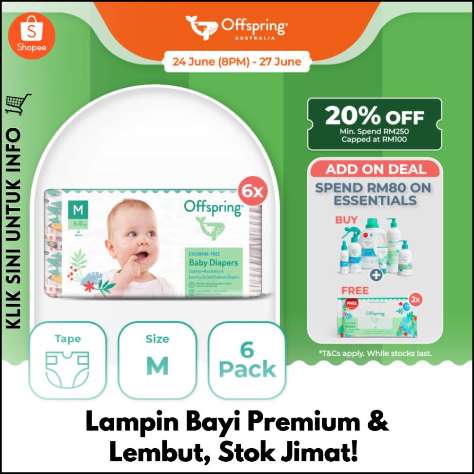 Lampin Bayi Premium & Lembut, Stok Jimat!