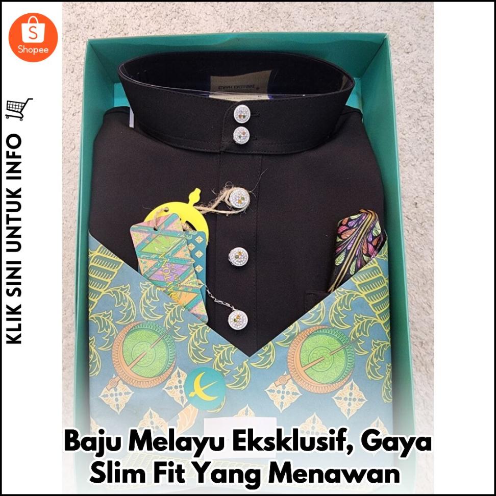 Baju Melayu Eksklusif, Gaya Slim Fit Yang Menawan