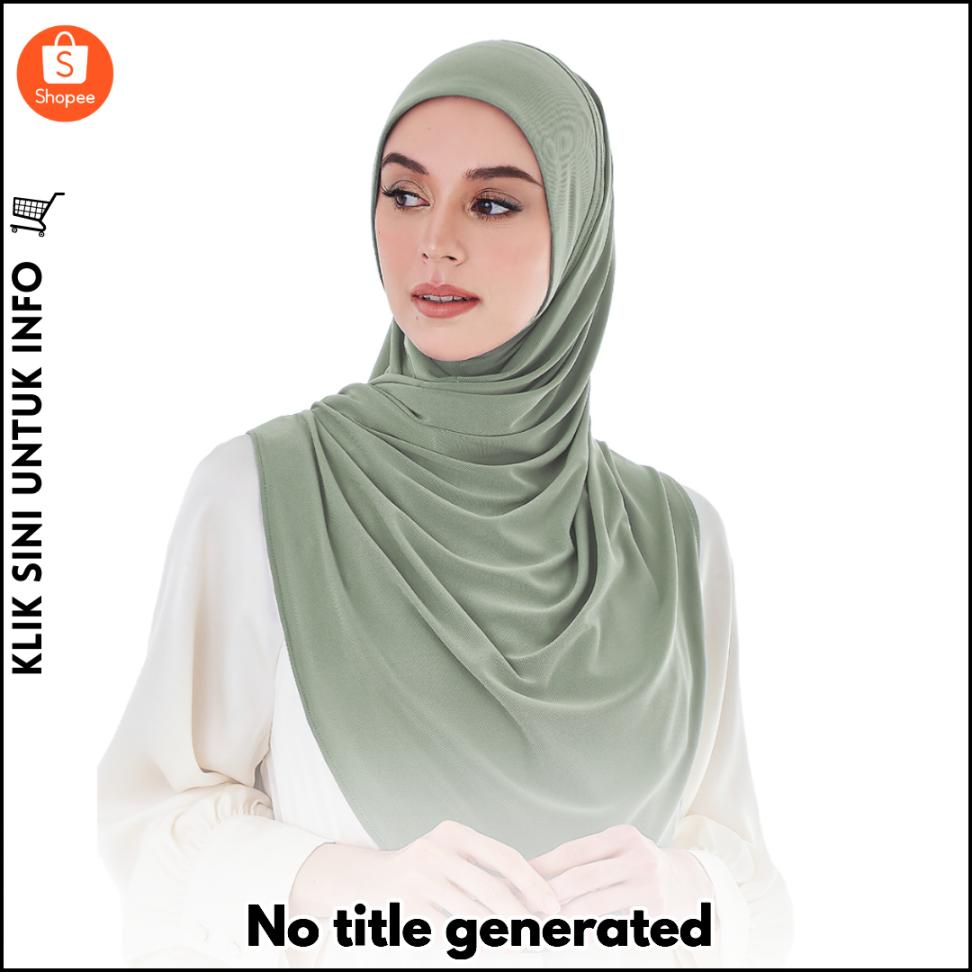 Tudung Instant Mudah & Bergaya, Pakai Sekejap!