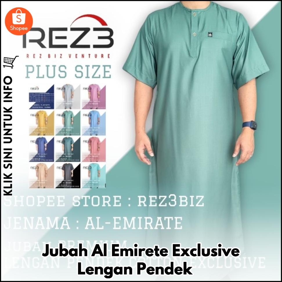 Jubah Al Emirete Exclusive Lengan Pendek ?