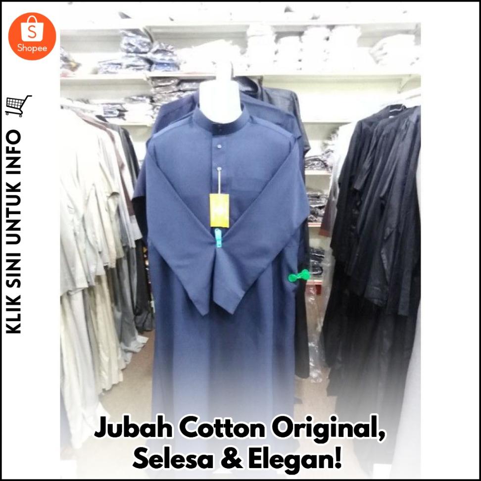 Jubah Cotton Original, Selesa & Elegan!