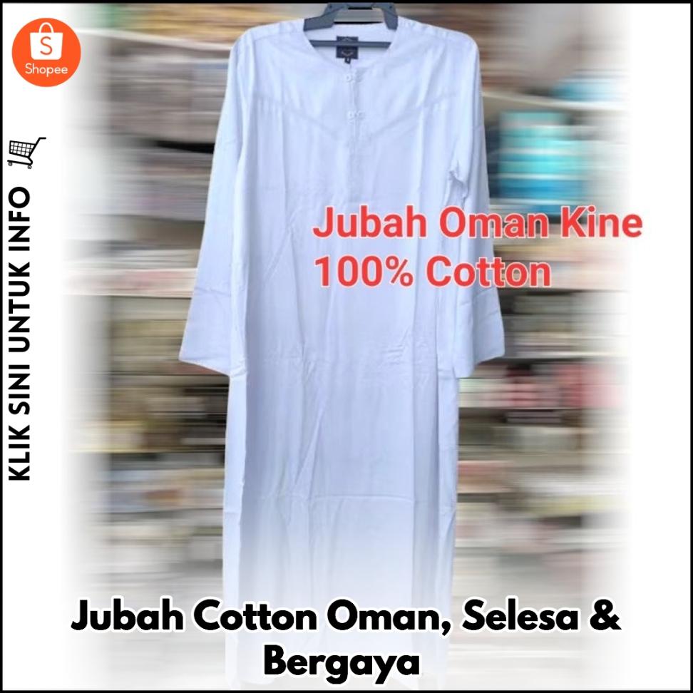 Jubah Cotton Oman, Selesa & Bergaya