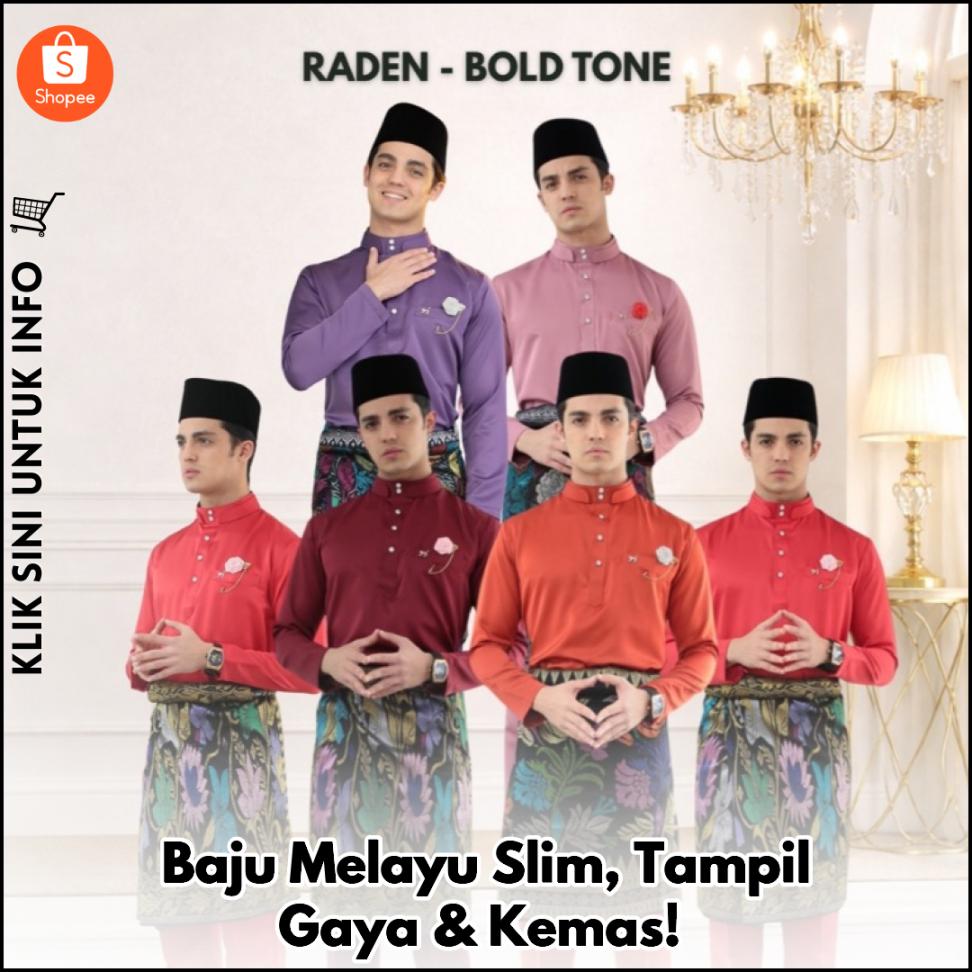 Baju Melayu Slim, Tampil Gaya & Kemas!
