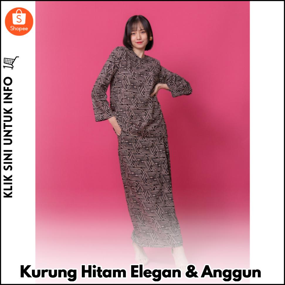 Kurung Hitam Elegan & Anggun