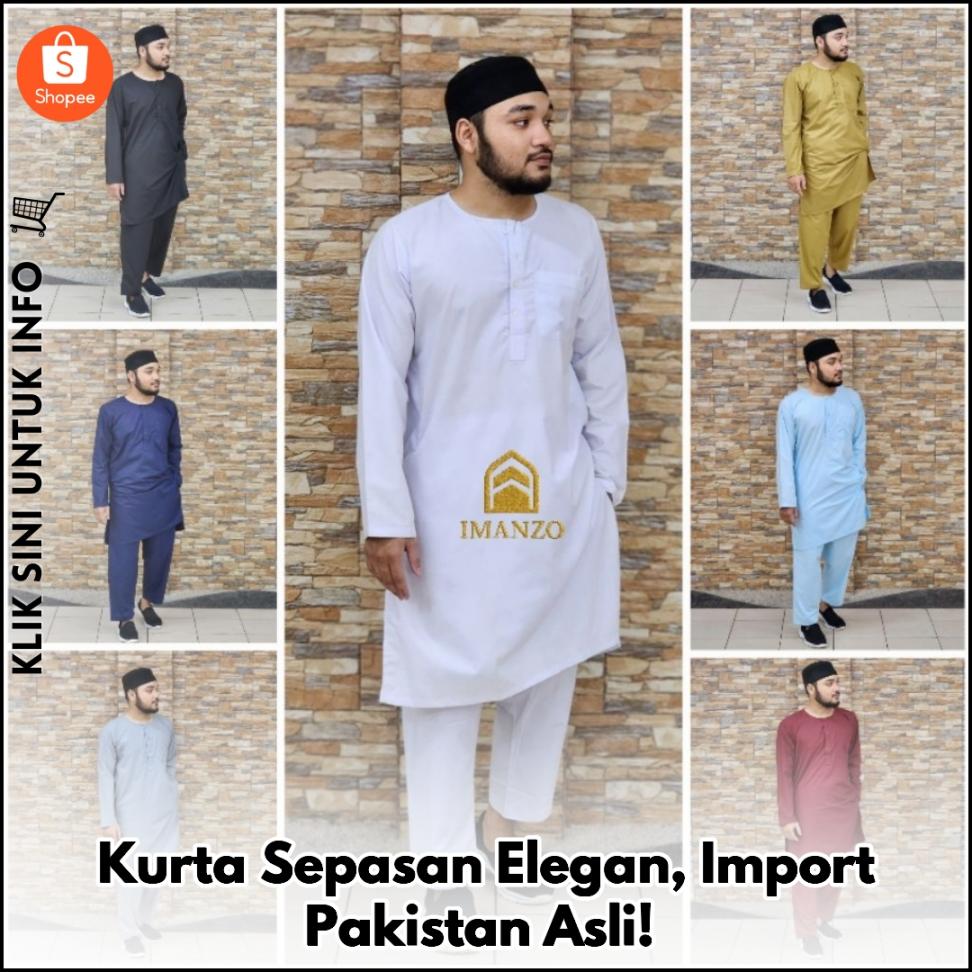 Kurta Sepasan Elegan, Import Pakistan Asli!