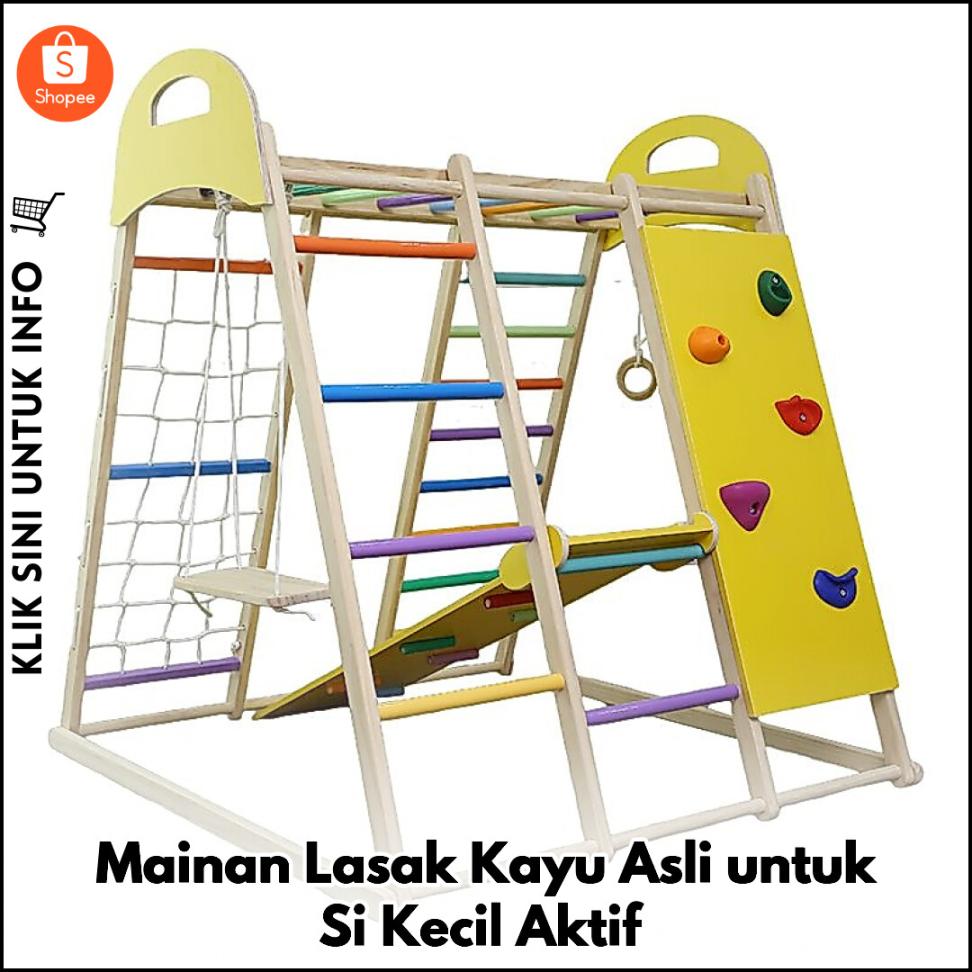 Mainan Lasak Kayu Asli untuk Si Kecil Aktif