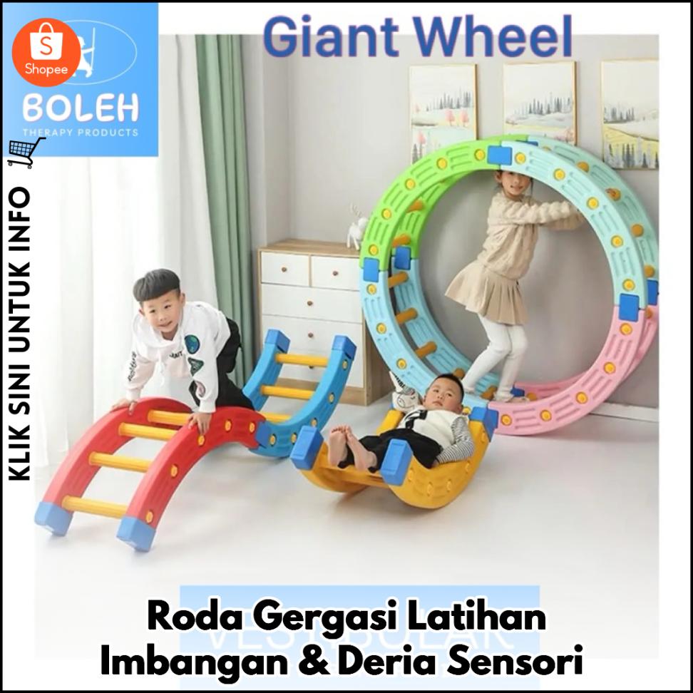 Roda Gergasi Latihan Imbangan & Deria Sensori