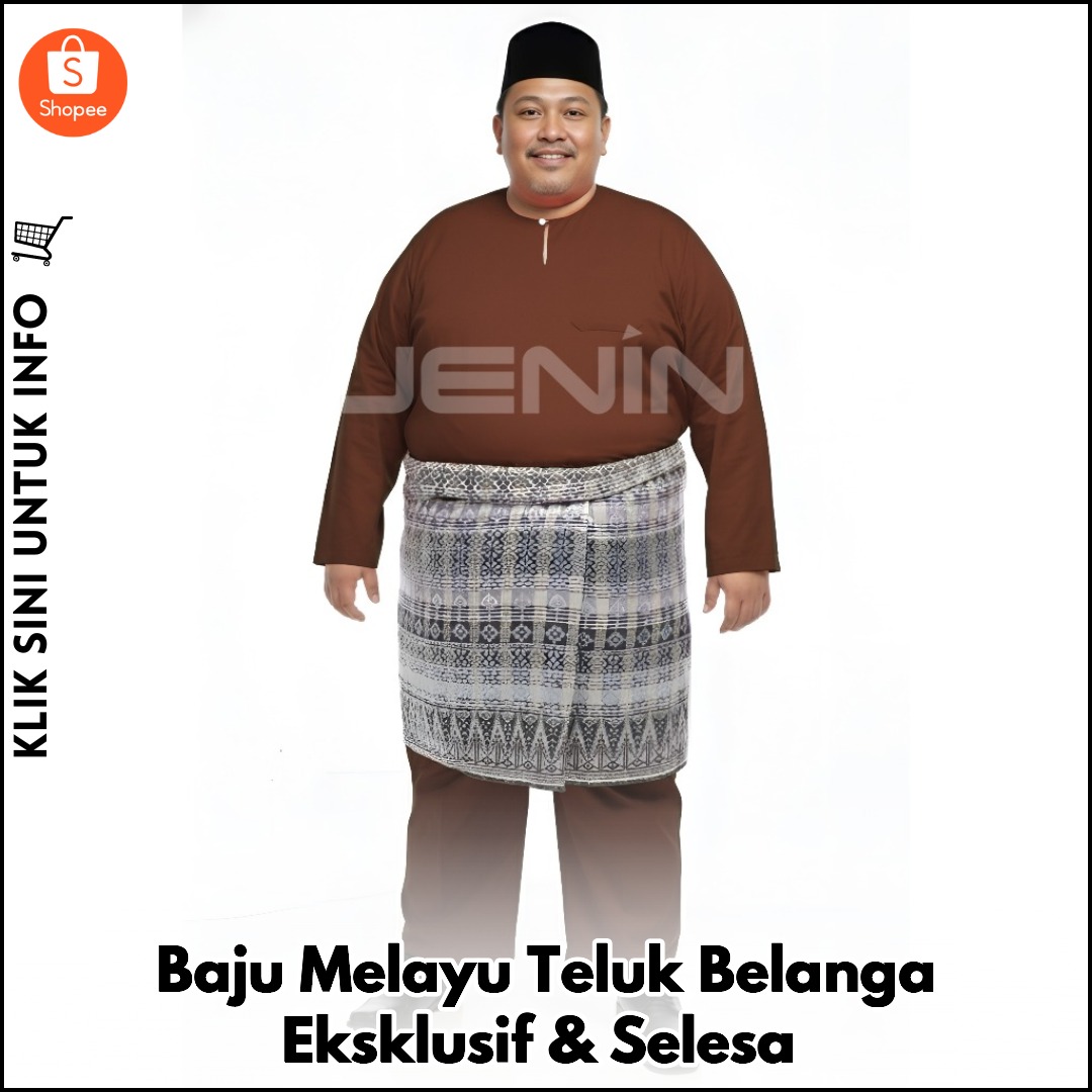 Baju Melayu Teluk Belanga Eksklusif & Selesa